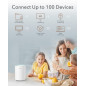 Cudy M1300 1-Pack AC1200 Système WiFi Gigabit Whole Mesh Double Bande Extension Antennes À Gain Élevé VPN Cloudflare, Applicatio Cudy M1300 1-Pack AC1200 Système WiFi Gigabit Whole Mesh Double Bande Extension Antennes À Gain Élevé VPN Cloudflare, Applicatio