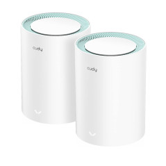 Cudy AC1200 Système WiFi Gigabit Whole Mesh - Double Bande - Extension WiFi - Ports Gigabit - Antennes à Gain élevé - VPN - Clou