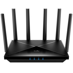 Cudy BE6500 WiFi 7 Dual-Band Router, WAN Porta 2,5G, Client e Server VPN, Controllo Cudy App, CPU Broadcom Quad-Core 2 GHz, WR65