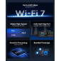 Cudy BE6500 WiFi 7 Dual-Band Router, WAN Porta 2,5G, Client e Server VPN, Controllo Cudy App, CPU Broadcom Quad-Core 2 GHz, WR65 Cudy BE6500 WiFi 7 Dual-Band Router, WAN Porta 2,5G, Client e Server VPN, Controllo Cudy App, CPU Broadcom Quad-Core 2 GHz, WR65