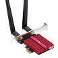 Cudy WiFi 7 BE9300 WE9300 Carte WiFi PCIe pour PC, Tri-Bande 6 GHz, Chipset Intel BE200, Bluetooth 5.4, WPA3, Installation Facil Cudy WiFi 7 BE9300 WE9300 Carte WiFi PCIe pour PC, Tri-Bande 6 GHz, Chipset Intel BE200, Bluetooth 5.4, WPA3, Installation Facil