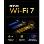 Cudy WiFi 7 BE9300 WE9300 Carte WiFi PCIe pour PC, Tri-Bande 6 GHz, Chipset Intel BE200, Bluetooth 5.4, WPA3, Installation Facil Cudy WiFi 7 BE9300 WE9300 Carte WiFi PCIe pour PC, Tri-Bande 6 GHz, Chipset Intel BE200, Bluetooth 5.4, WPA3, Installation Facil