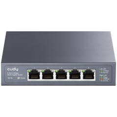 Cudy Commutateur Ethernet Multi-Gigabit à 5 Ports, RJ45 2,5 Gbit/s, Détection De Boucle, Économie D'énergie 802.3az, Support De 