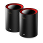 CUDY AX3000 2,5G Système de Maillage Wi-FI 6 Wi-FI 6, 2,5 g WAN, Backhaul Ethernet, idéal pour 1Gig+ Internet, Wireguard, OpenVP