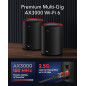 CUDY AX3000 2,5G Système de Maillage Wi-FI 6 Wi-FI 6, 2,5 g WAN, Backhaul Ethernet, idéal pour 1Gig+ Internet, Wireguard, OpenVP