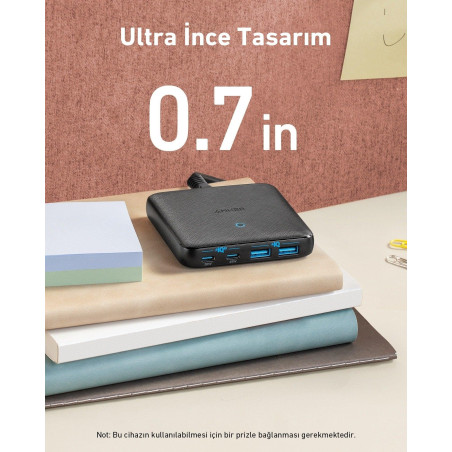 Chargeur Mural Anker Noir 65 W