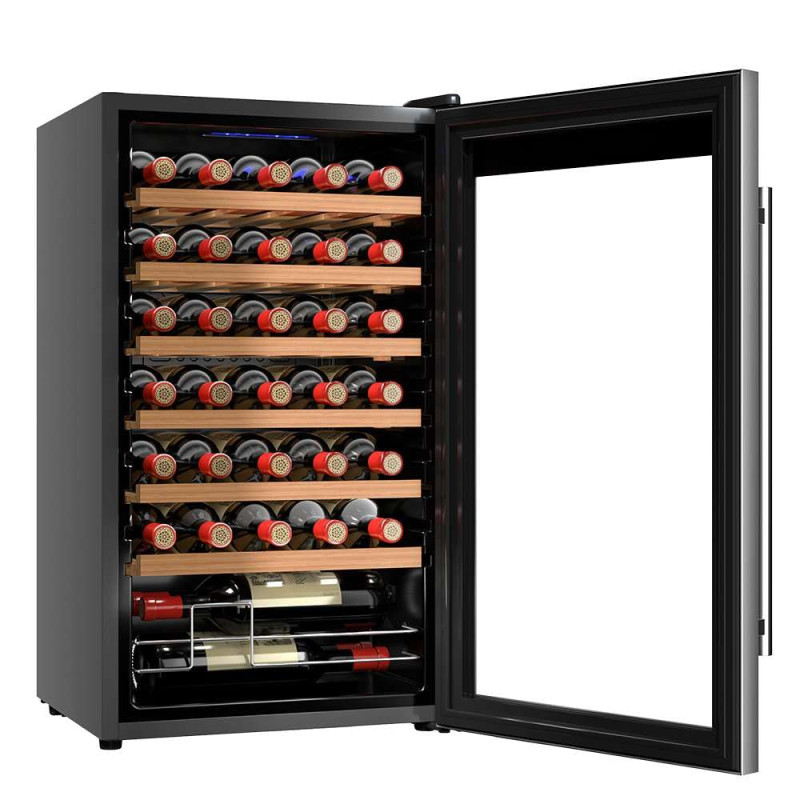 Cecotec Cave à vin 34 bouteilles Bolero grandsommelier 34030 inox compressor, 80 L, Refroidissement par compresseur, Température Cecotec Cave à vin 34 bouteilles Bolero grandsommelier 34030 inox compressor, 80 L, Refroidissement par compresseur, Température
