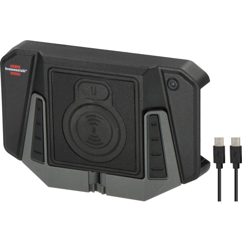 Brennenstuhl Professional Wireless Charging Pad WCP (Chargeur sans Fil avec Support pour téléphone Portable, à Monter, aimants à