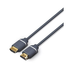 Philips Câble HDMI SWV5610G - 1,5 M - HDMI vers HDMI - 4k et UHD 2160p - Gris