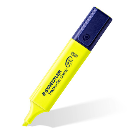 Staedtler Textsurfer Classic 364 C4 E1 Surligneur classique de haute qualité avec grand réservoir d'encre pour une performance d