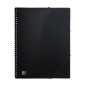 Oxford carnet à spirale A4, avec 40 pochettes, plastique, noir, 1 pièce Oxford carnet à spirale A4, avec 40 pochettes, plastique, noir, 1 pièce