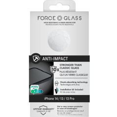 Protège écran Apple iPhone 13/13 Pro Anti-impact Garanti à vie Force Glass