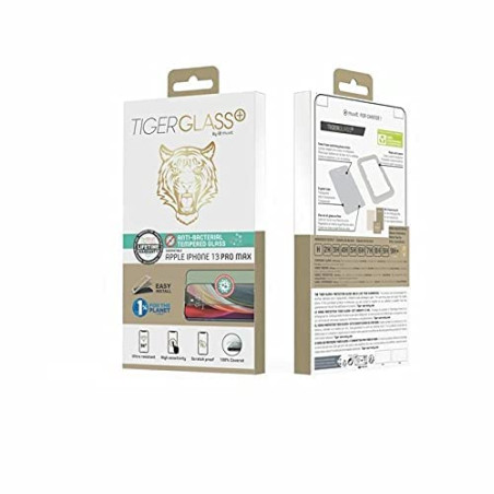Muvit Tiger Glass Plus Verre TREMPE ANTIBACTERIEN IPHONE 13 Pro Max