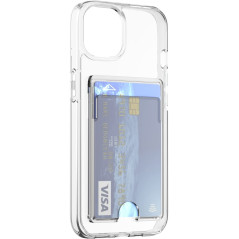 Coque pour iPhone 14 Plus Hybride Porte-Carte intégré Transparente Bigben
