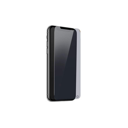 Protège-écran en verre trempé Force Glass fumé pour iPhone XS Max et kit de pose