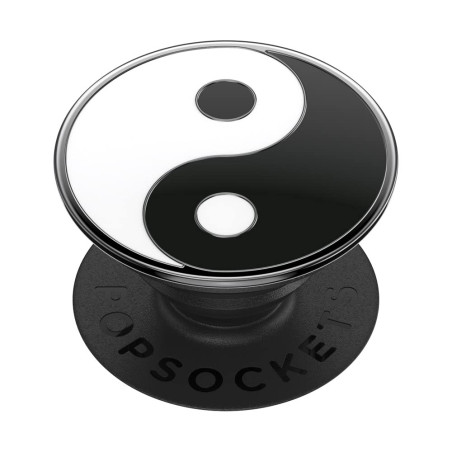 PopSockets: PopGrip - Support et Grip pour Smartphone et Tablette avec un Top Interchangeable - Enamel Yin Yang
