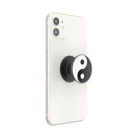 PopSockets: PopGrip - Support et Grip pour Smartphone et Tablette avec un Top Interchangeable - Enamel Yin Yang