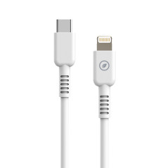 Muvit Câble USB C/Lightning MFI Blanc 1,2 m
