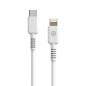 Muvit Câble USB C/Lightning MFI Blanc 1,2 m