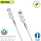 Muvit Câble USB C/Lightning MFI Blanc 1,2 m