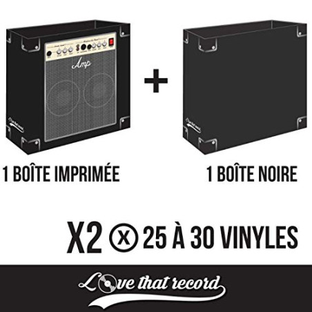 RYGHTMUSIC 2 BOITES DE RANGEMENT VINYLES