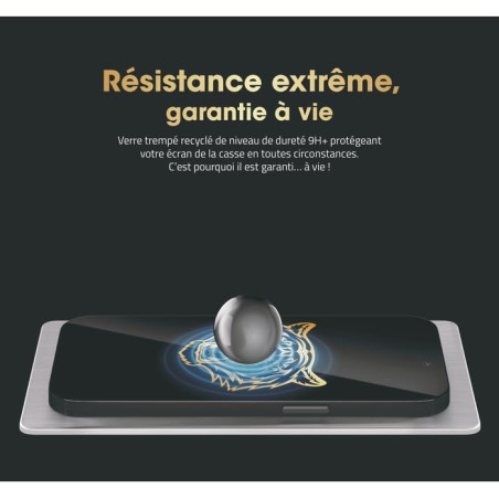 Tiger Glass Plus Coque 360 Verre TREMPE IPHONE 14 Pro