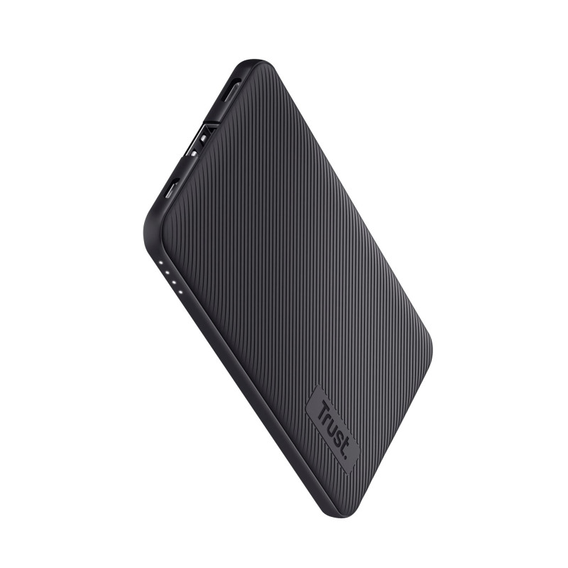 Trust Mobile Primo Batterie Externe Rapide 5000mAh, Power Bank Ultra Mince USB-C 3A, 2 Entrées, Chargeur iPhone, iPad, Apple, Sa Trust Mobile Primo Batterie Externe Rapide 5000mAh, Power Bank Ultra Mince USB-C 3A, 2 Entrées, Chargeur iPhone, iPad, Apple, Sa