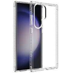 Muvit for France Coque Transparente Résistante aux Chutes de 3M pour Samsung Galaxy S24 Ultra. Eco-Responsable - Protection des 