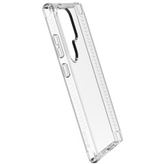 Muvit for France Coque Transparente Résistante aux Chutes de 3M pour Samsung Galaxy S24 Ultra. Eco-Responsable - Protection des 