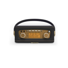 Roberts Revival Uno BT Dab+/FM/Bluetooth Radio Portable Radio réveil, Noir