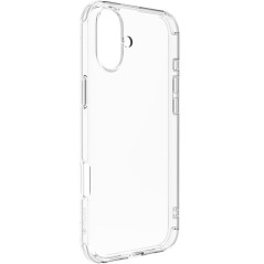 Muvit for France Coque Transparente Recyclée Antichoc 2 mètres pour iPhone 16 Plus - Origine France Garantie.