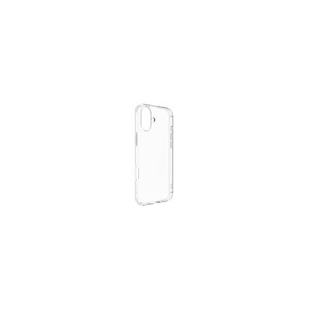Muvit for France Coque Transparente Recyclée Antichoc 2 mètres pour iPhone 16 Plus - Origine France Garantie.