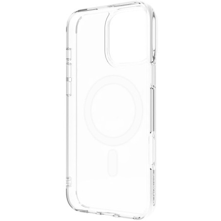 Muvit for France Coque Transparente Recyclée MagSafe Antichoc 2 mètres pour iPhone 16 Pro Max - Origine France Garantie