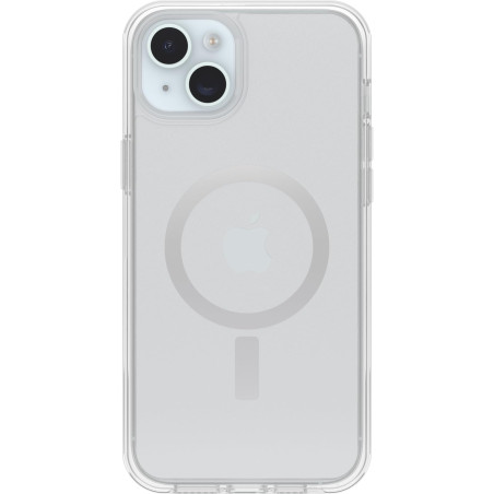 Otterbox Symmetry Clear pour MagSafe Coque pour iPhone 15 Plus/iPhone 14 Plus, Antichoc, Anti-Chute, Fine, supporte 3 x Plus de 