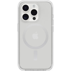 Otterbox Symmetry Clear pour MagSafe Coque pour iPhone 15 Pro, Antichoc, Anti-Chute, Fine, supporte 3 x Plus de Chutes Que la No