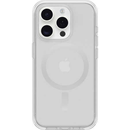 Otterbox Symmetry Clear pour MagSafe Coque pour iPhone 15 Pro, Antichoc, Anti-Chute, Fine, supporte 3 x Plus de Chutes Que la No