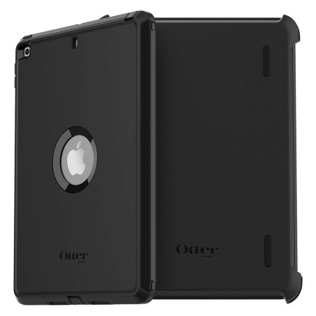 OtterBox pour Apple iPad 10,2" (7e gen 2019 / 8e gen 2020 / 9e gen 2021), coque antichoc robuste Premium, Defender Series, Noir 
