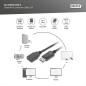 DIGITUS Câble d'extension DisplayPort - DP 1.2 - mâle/femelle - 2.0m - UHD 4K/60Hz - avec verrouillage - Compatible avec moniteu DIGITUS Câble d'extension DisplayPort - DP 1.2 - mâle/femelle - 2.0m - UHD 4K/60Hz - avec verrouillage - Compatible avec moniteu