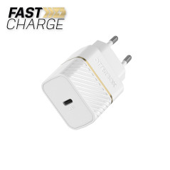 OtterBox USB-C PD EU Chargeur Mural 20W, Fast Charger pour Smartphone et Tablette, Testé Contre Les Chutes, Robuste, Ultra Durab