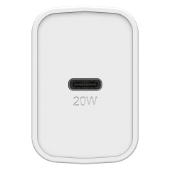 OtterBox USB-C PD EU Chargeur Mural 20W, Fast Charger pour Smartphone et Tablette, Testé Contre Les Chutes, Robuste, Ultra Durab