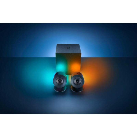 Razer Nommo V2 - Enceintes Gaming 2.1 Large Bande pour PC avec Caisson de Basses Filaire (Haut-Parleurs Large Bande de 3 Pouces