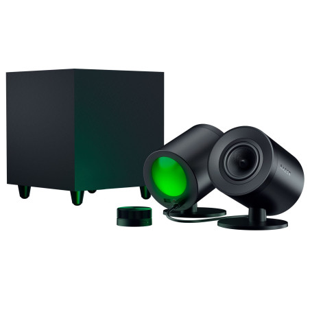 Razer Nommo V2 Pro - Enceintes Gaming 2.1 à Large Bande pour PC avec Caisson de Basses Sans Fil (Haut-Parleurs Large Bande de 3
