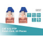 DIGITUS Câble LAN Cat 6-0,25m - 10 pièces - RJ45 Câble réseau - S/FTP Blindé - Compatible Cat 6A & Cat 7 - Bleu DIGITUS Câble LAN Cat 6-0,25m - 10 pièces - RJ45 Câble réseau - S/FTP Blindé - Compatible Cat 6A & Cat 7 - Bleu
