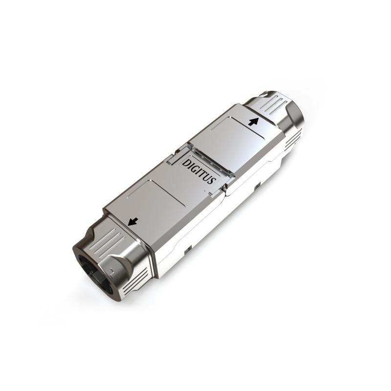 DIGITUS Module de raccordement Cat-6A - 500-MHz - 10-GBase-T - Blindé - Couplage pour Application sur Le Terrain - Connecteur Ca DIGITUS Module de raccordement Cat-6A - 500-MHz - 10-GBase-T - Blindé - Couplage pour Application sur Le Terrain - Connecteur Ca
