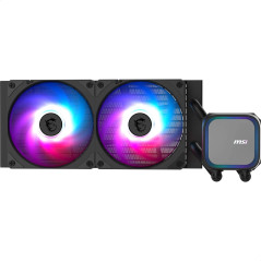 MSI MAG CORELIQUID A13 240 Watercooling AIO - Couverture complète du CPU, Design du Circuit d'eau amélioré, ARGB, CycloBlade 7,