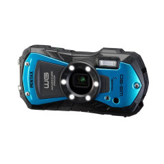 PENTAX WG-90 Bleu - Appareil Photo Compact numérique étanche, conçu pour la Photo sous-Marine de la Vie Quotidienne Jusqu’à 14 m