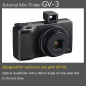 Ricoh Viseur Optique GV-3 [modèles compatibles: RICOH GR IIIx] [Viseur Optique avec Angle de Vue de 40 Mmm] [Champ de Vision Env