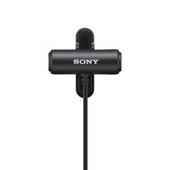 Sony ECM-LV1 Microphone Lavalier Compact pour Caméra, Smartphone et Vlogging – Audio Clair et Professionnel