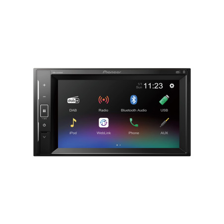 Pioneer DMH-A240DAB Autoradio Multimédia, format 2 DIN, Ecran tactile 6,2", radios FM/DAB+, USB, Entrée caméra de recul
