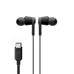 Belkin Écouteurs filaires SoundForm avec connecteur USB-C, (écouteurs intra-auriculaires avec micro, oreillettes USB-C pour iPho